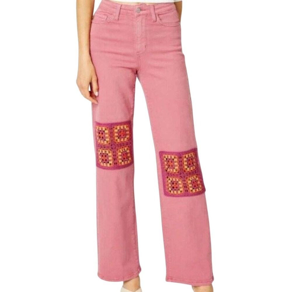 456.Judy Blue Women's Flare Jeans, Dusty Pink, Size 11/30 – High Rise